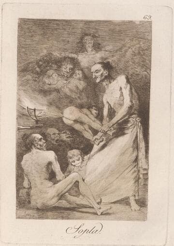 Hush (Chiton), Plate 28 from Los Caprichos