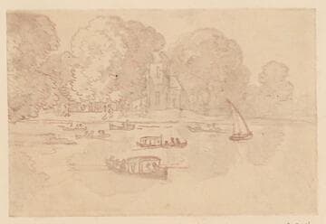 Pleasure Boats, A House in the Background