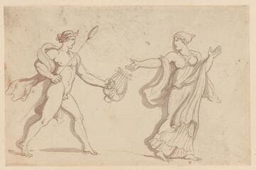 Two Running Figures, After the Antique