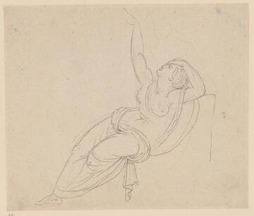 Woman Reclining with her Arm Raised above her Head