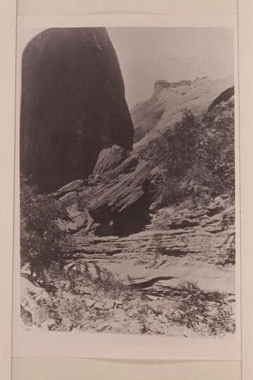 [print from half a stereo] "Views on the Colorado River," Glen Canon Series.  No. 174:  Red Wall