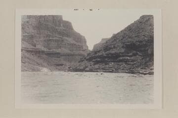 Downstream into Fossil Rapid at Mile 124.7