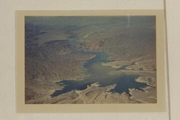 Pierces Ferry to Grand Wash.  Elevation of Lake Mead; 1161.13 ft
