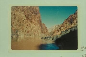 Landing up river from Travertine Canyon