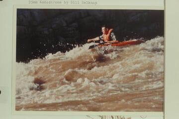 Garth Marston putting a Yak through 217 Mile Rapid