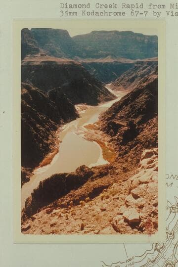 Diamond Creek Rapid from Mile 225