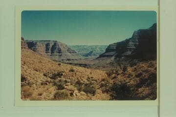 Down Travertine Canyon from about 4 miles from its mouth