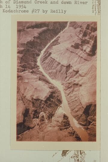 Mouth of Diamond Creek and downriver