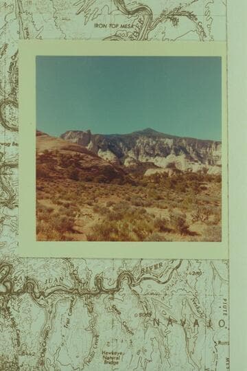 North side of Navajo Mountain from Cha Canyon and the Rainbow Bridge Trail