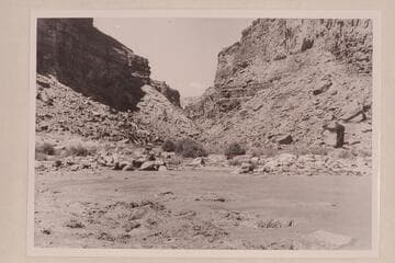 Across the head of Badger Creek Rapid from left bank