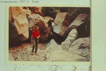 Jorgen and Mac in Spring Canyon