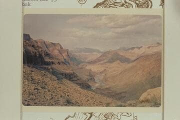 Up Grand Canyon from the pass between 224 Mile Canyon and Diamond Creek