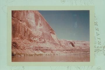 Tapestry Wall and arch above Warmspring Canyon