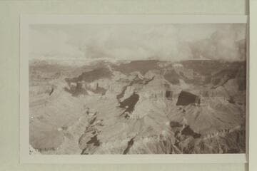 Up Bright Angel Canyon from the Bright Angel Trail (?) Yavapai Point?