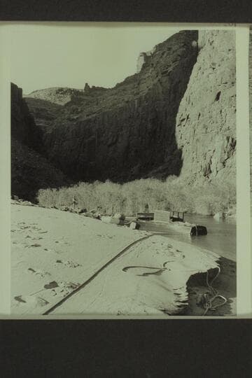 The beach at Tapeats Creek