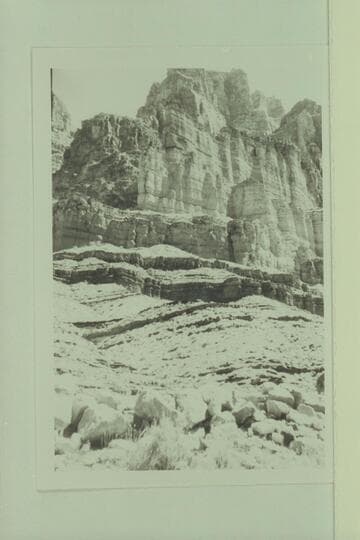 The Little Colorado gorge about 1/2 to 3/4 miles from its mouth