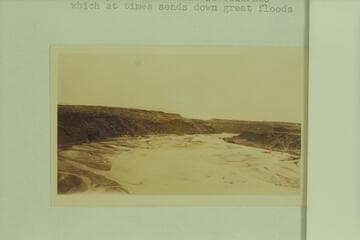 The little Colorado when the crew crossed it in Aug. 1922 enroute to the Glen Canyon junket organized by LaRue