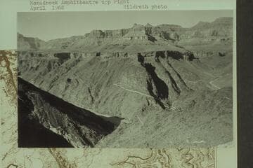 Rapid at pegmatites at mouth of Ruby Canyon.  Monadnock Amphitheatre up right
