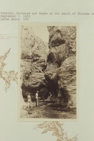 Stabler, Birdseye, and Moore at the mouth of Shinumo Creek