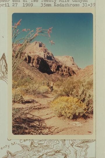 Lower end of Two Twenty Mile Canyon