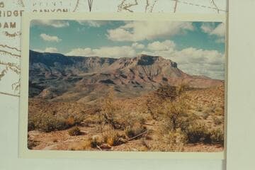 View of Snyder Mine from route between 217 Mile Rapid and Trail Canyon