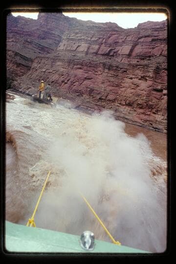 The "Bert Loper" gets an assist in tow of cripple; Colorado River