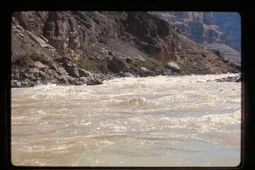 "Kiwi" climbing Vulcan Rapids