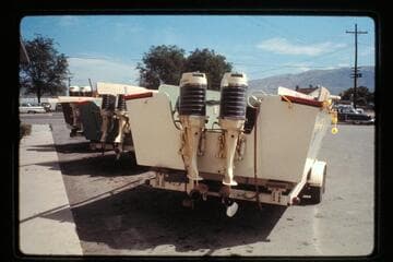 Stern of "Rapid Eater" tried Colorado River; Salt Lake City
