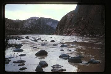 Riffle; mouth of Black Water Creek