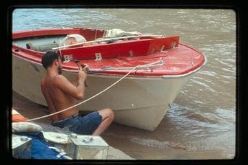 Repair to "Wee Red"; Vulcan Rapids