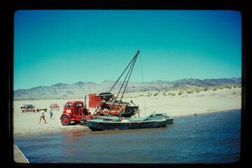 Loading at beach; Boulder City