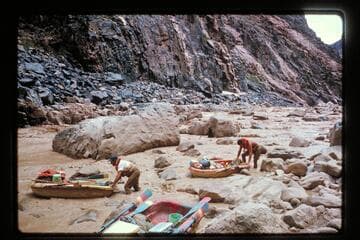 Nosing Sportyaks at Horn Creek Rapids