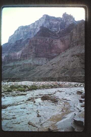 Flood at mouth of Little Colorado