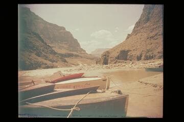 Down from mouth of Tapeats Creek