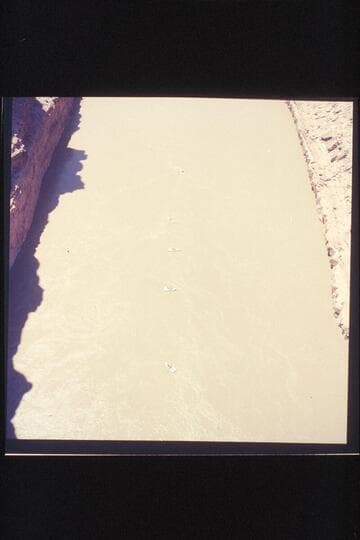 MHE sadirons floating under Marble Canyon Bridge