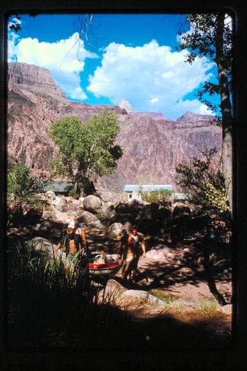 Carry Sportyak to pack out; Bright Angel Creek