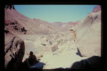 Down from camp; Hance Rapids, right bank