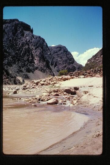 Mouth of Bright Angel Creek