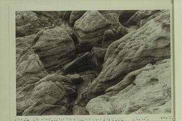 South to junction of Bridge Canyon with Aztec Canyon