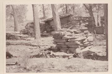 Adams - Loper - Turner - Gerhart - Carpenter cabin at mouth of Red Canyon in Glen Canyon
