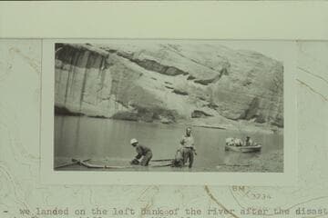 The Stanton boat after we secured from the submerging and lost our grub