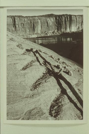 Mile 38 1/2, east side.  View up steps shown in Foster photo #5