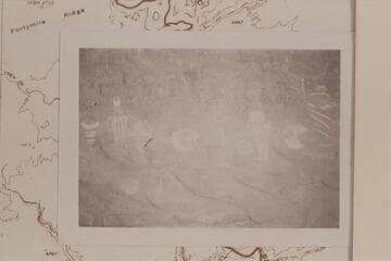 Paintings in Davis Gulch upstream from the natural arch or window