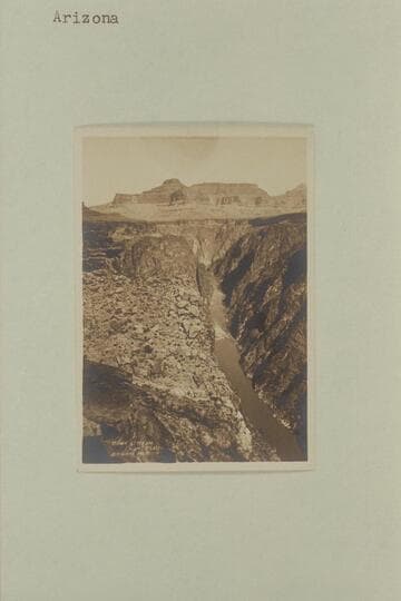 Downstream from plateau, Bright Angel Trail