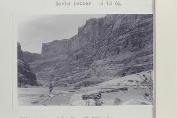 Down river from fan at Mile 193.3