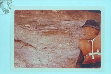 Dock Marston at 1836 D. Julien inscription.  Mile 185.75 left bank