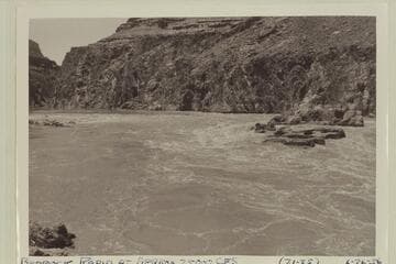 Bedrock Rapid from below