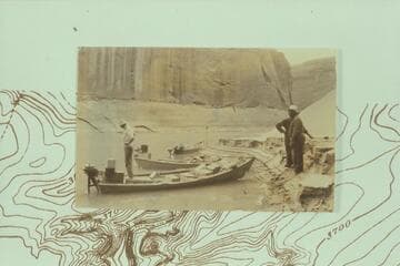 The outboards of the LaRue junket at Sentinel Rock Creek