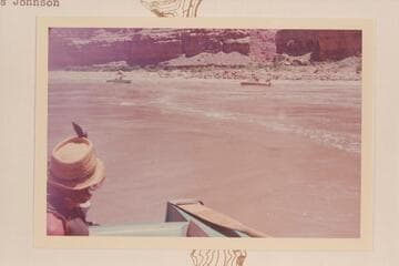 Harris-Brennan party at Dark Canyon Rapid