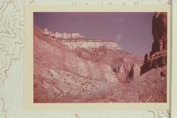 Headwall passage out of Phantom to Shiva.  From talus to ledge to notch
